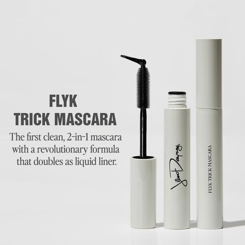 Jillian Dempsey FLYK Trick Mascara | Clean, Lash-Boosting, Natural Mascara & Eyeliner | 90 Degree Flexible Stamp