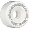 Rollerbones Art Elite 103A Competition Roller Skate Wheels (Set of 8), White, 57mm