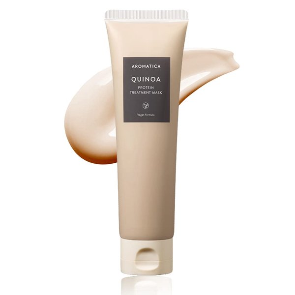 AROMATICA Quinoa Protein Hair Treatment 5.41oz / 160ml, Silicone free, Sulfate Free