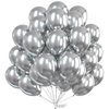 PartyWoo Metallic Silver Balloons, 101 pcs 12 Inch Silver Metallic Balloons, Silver Balloons for Balloon Garland or Arch as Wedding Decorations, Birthday Decorations, Party Decorations, Silver-G102