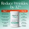 ALGAECAL Collagen - 4 Clinically-Supported Peptides VERISOL®, FORTIGEL®, UC-II®, FORTIBONE®, Anti-Aging Hydrolyzed Collagen Powder, 60 Servings, Made in USA