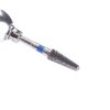 Carbide Drill Bits Tapered Cone Cuticle Clean Bit Nail Art Pedicure Manicure Tools Accessories Medium Grit Silver