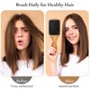 Lilovbesa Hair Brush,Boar Bristle Hair Brushes and Wooden Comb Set for Women and Men Normal Curly Thick hair,No Pulling,Improves Texture,Smooth Hair