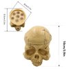 Tattoo Ink Cup Holder - Yangna 7 Holes Tattoo Pigment Ink Cup Holders Skull Head Stand Tattoo Ink Cap Holders Hard Resin Tattoo Ink Holder Tattoo Pigment Cap Holder for Tattoo Ink