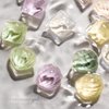 BURANO White Pearl Gel Nail Polish, Mermaid Glitter Gel Polish Drawing Gel Nail Polish, Shell Thread Nail Gel Shimmer UV LED Gel for Home DIY & Salon Professional Using LW3