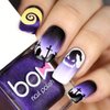 Whats Up Nails - Graveyard Vinyl Stencils for Nail Art Design (2 Sheets, 40 Stencils Total)
