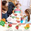 Hollowfly Set of 30 Christmas Tic Tac Toe Strategic Mini Board Game Birthday Party Favors for Kids, Goodie Bag Stuffers, End of Year Student Gifts Bulk Family Classic Educational Toys