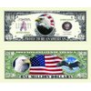25 Proud American Eagle Million Dollar Bills with Bonus “Thanks a Million” Gift Card Set