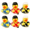 HAPPY DEALS ~ 12 Hockey Rubber Ducks | 2 Inch | Fun Hockey Party Favors
