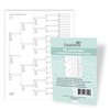 EASYGENIE 10 LARGE PRINT Six Generation Pedigree Charts for Ancestry | Archival-Quality Genealogy Forms