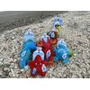 Spunky Pup Clean Earth Recycled Seahorse Dog Toy | Made from 100% Recycled Water Bottles | Eco-Friendly | Squeaker | Plush Toy for Small to Medium Dogs | Made in The USA