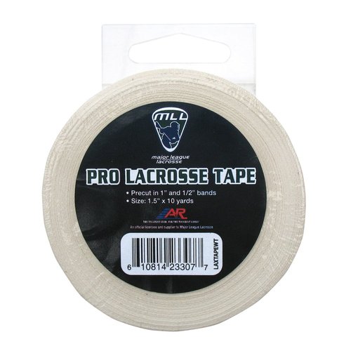 A&R Sports Major League Lacrosse White Pro Lacrosse Stick Tape, 1.5" x 10 Yards