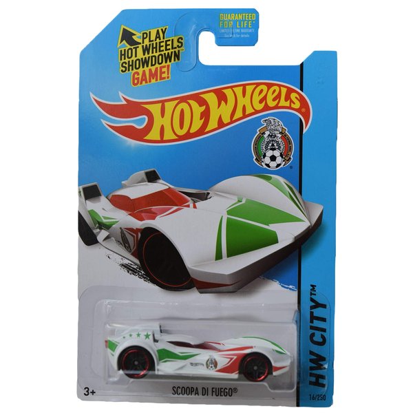 Hot Wheels City Series Scoopa Di Fuego 16/250, White