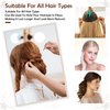 AOZUO Mini Bobby Pins, 50PCS 1.37 Inch Small Curved Hair Pins Metal Wavy Hairpins Hair Accessories for Women Gilr Kids Wedding Hairstyles Buns Long Straight Curly Hair All Hair Types(Brown)