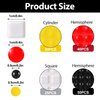 Bump Dots for Visually Impaired, 165pcs Braille Stickers(Red,Black,White,Yellow), Low Vision Aids Tactile Stickers for Elderly, Blind, Low Vision,Obvious Touch and Easy to Distinguish