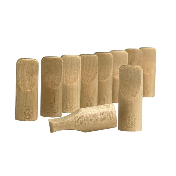 Purple Rose Supply Cannagar Tips for Personal 2-4g Cannagar Mold – Birchwood Cigarette Tips – Natural Wood Cigar Holder – Enhance Your Smoking Experience with Cigar Tips – Pack of 10