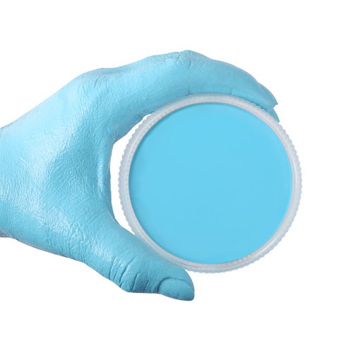 Mysense Light Blue Face Body Paint Makeup,Water Activated Painting for Adults Children Sally Corpse Bride Cosplay SFX Costume Festivals Halloween,20g