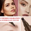 3P Eyebrow Tattoo Pen,Eyebrow Pencil Waterproof Eyebrow Microblading Brow Pen,Brow Pencil,Long Lasting Eyebrow Makeup,Creates Natural Looking Perfect Brows（Light Brown）