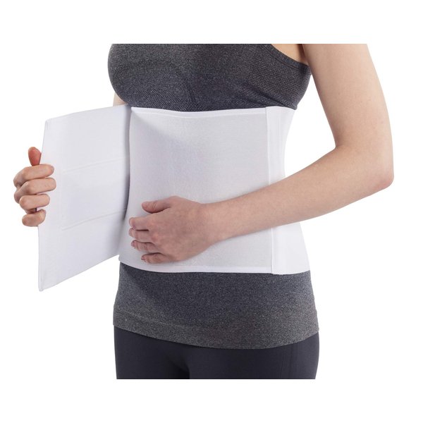 NYOrtho Plush Stomach Abdominal Binder - Soft Latex-Free Abdomen Wrap for Men and Women (75" - 90") 3 PANEL - 9"