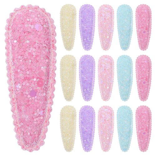 Girls Hair Accessories 20 Pcs Snap Hair Clips Hair Barrettes Non-slip Cute Hair Clips Hair Accessories for Girls Women Teens or Small Hair Clips
