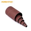 POWERTEC 11204 4.5" Sanding Sleeves for Spindle Sander | 80 Grit | Aluminum Oxide Sandpaper Sanding Sleeves 4-1/2” Long in 6 Diameters 1/2”, 3/4”, 1”, 1-1/2”, 2” and 3” – 6 Pk