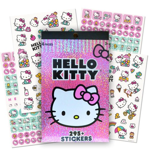 Hello Kitty Coloring and Acitivty Book Super Bundle for Kids, Girls – Set Includes Stickers, Kids Coloring Book and More