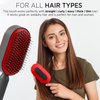 Self Cleaning Hair Brush-New 3D Air Cushion Brush for Detangling-Scalp Massager-Hair Brush with Nylon Bristles for All Hair-Easy Clean Hair Brush for Women&Men
