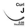 EMILYSTORES Lash Extensions 0.05mm Thickness J Curl 8mm Length Light-weight Volume Eyelashes For Eyelash Extensions(0.05,J,8mm)