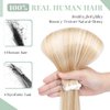 Rich Choices Tape in Hair Extensions Human Hair Ash Blonde Highlighted Bleach Blonde 100% Remy Hair Extensions Real Human Hair Seamless Tape in Hair Extension Human hair 20 inch 40pcs 100g #18P613