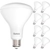 Sunco Lighting 8 Pack BR30 LED Bulbs Indoor Flood Lights 11W Equivalent 65W, 5000K Daylight 850 Lumens, E26 Base, 25,000 Lifetime Hours, Interior Dimmable Recessed Can Light Bulbs - UL & Energy Star