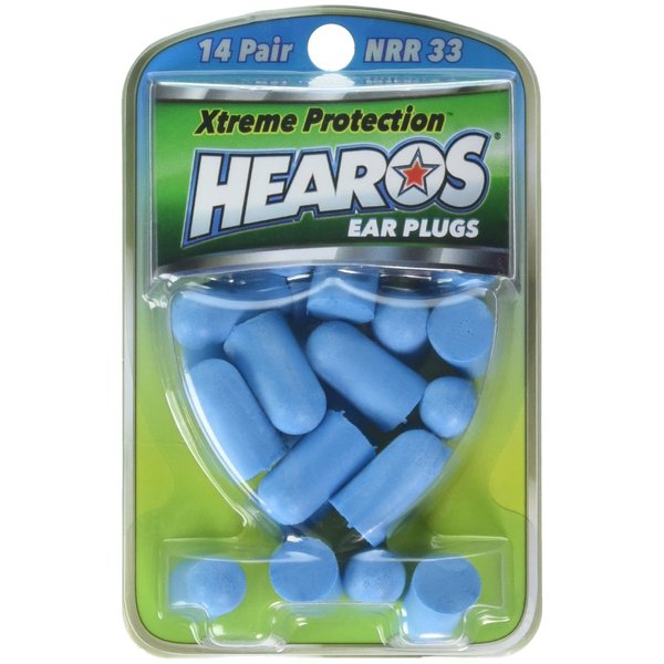 Hearos Ear Plugs - Xtreme Protection Series, 14 Pairs each (Value Pack of 2) : Beauty