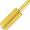 Pana 3/32" Small Smooth Top Nail Carbide Bit - Gold Color (Grit: Extra Fine - XF) for Electric Dremel Drill Machine