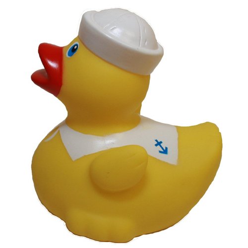 MORTENTR Rubber Ducks Family Patriotic Navy Sailor Rubber Duck, Brand Bathtub Toys That Floats Upright, Rubber Ducky Birthday Party Favors Gift, All Depts. American c