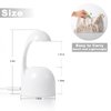 Kepma UV Led Nail Lamp Mini uv Light for Nails Tips Gel Glue Gel Nail Polish Polygel Gel x(White)