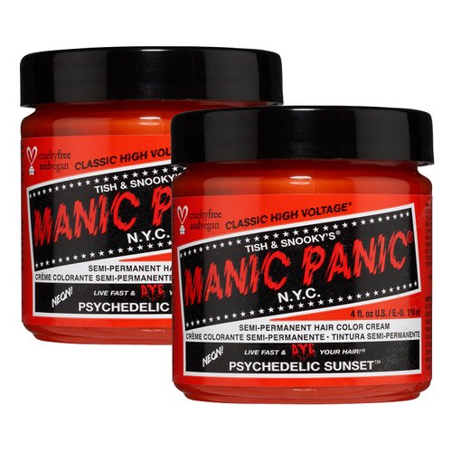 MANIC PANIC Psychedelic Sunset Hair Dye 2 Pack