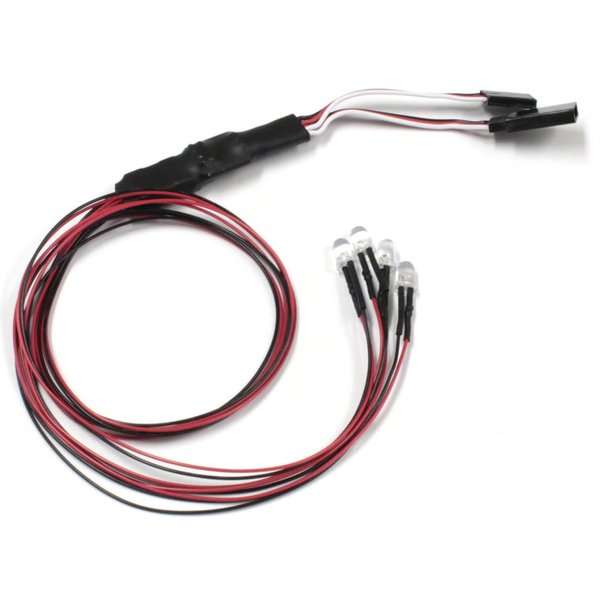 Kyosho 97054-4B LED Light Unit Set 5mm / 4 Bulbs/L=400