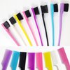 YOOHUA 24PCS Hair Edge Brush, Double Sided Edge Control Hair Comb Eyebrow Brush Smooth Comb Grooming (8Colors)