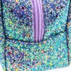 Colorful Glitter Shine Cosmetic Pouch Waterproof Zipper Handbag Carry Case Organizer Travel Case (purple)