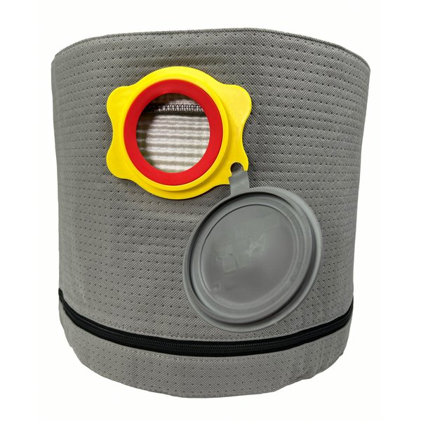 Macam Reusable Dust Bag Compatible with Dewalt and Vacmaster Shop Vacs - 4-16 Gallons Capacity, 1 Pack Vacuum Bag, Filter Bag, Easy emptying (5-6 Gallons)