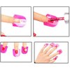26 PCS Curve Shape Spill-Proof Finger Cover Nail Polish Varnish Protector Holder, Finger Cover Sticker Nail Polish Glue DIY Protector for Finger Nail Art