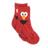 Sesame Street Elmo Unisex-Child, Boys, Girls Multi Pack Crew Socks with Grippers, 6 Pack, Abby Zoe 6 Pk, 2-3T