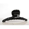 Generic Amber brown or black hair claw clip for fine, thin hair (Primary color: Black), 1 Count (Pack of 1)