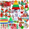 boveeny 138Pcs Premium Christmas Party Favors Set, Bulk Christmas Goodie Bag Stuffers, Christmas Classroom Prizes, Christmas Themed Toys, Christmas Favors Gifts for Boys, Girls