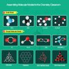 EXBEPE Organic Chemistry Molecular Model Kit 206pc Middle,High School Supplies, Educational Science Set Gift for Student to Learn Structure and Reactions