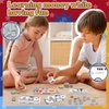 Zazopup Pretend Play Money for Kids for Learning, Math Manipulatives for Toddlers, Math Games for Teaching, Counting, Bills and Coins, Educational Toys for Kindergartner Classroom,Homeschool Supplies