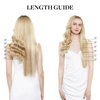 DOORES Weft Extensions Sew in Hair Extensions Real Human Hair, Drity Blonde Highlight Golden Blonde 24 Inch 120g, Hair Weft Extensions, Sew in Hair Extensions Real Human Hair