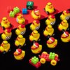Shappy 50 Pieces Race Car Driver Rubber Duckies 2 Inch Mini Rubber Ducks for Baby Shower Birthday Party Decorations Gift Classroom, 3 Designs