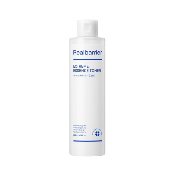 Real Barrier Extreme Essence Toner Light 6.76 Fl Oz | Hyaluronic acid Panthenol Face Moisturizer for Sensitive Dry Skin | Soothing & Hydrating Moisturizing Toner for Face | Korean Skin Care