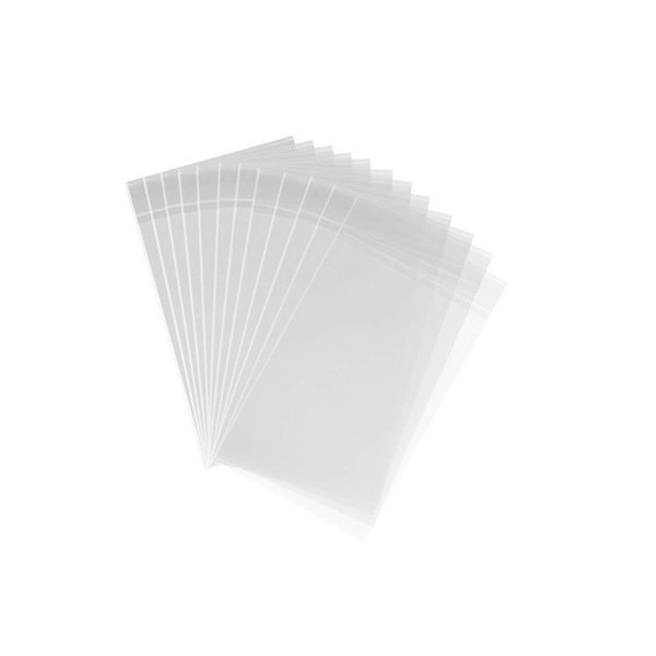 200ct Clear Plastic Bags 4x6-1.4 mils Thick Self Sealing OPP Cello Bags for Bakery Cookies Goodies Favor Decorative Wrappers (4'' x 6'')