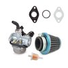 ATV Carburetor PZ19 with Fuel Filter and 35mm Air Filter for 50cc 70cc 80cc 90cc 110cc 125cc ATV Dirt Pit Bike Taotao Honda CRF By LIAMTU